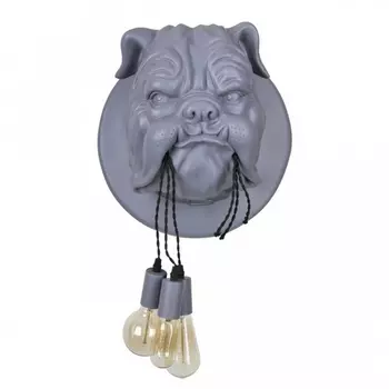 Настенный светильник Loft It Bulldog 10177 Grey с животными