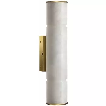 Настенный светильник Odeon Light Marbella 6674/12WA латунь/металл/алебастр IP20 LED 12W 540Лм 3000K/4000K