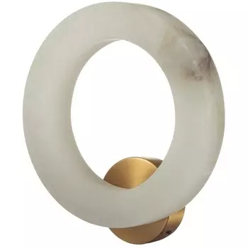 Настенный светильник Odeon Light Marbella 6685/25WL латунь/металл/алебастр IP20 LED 25W 3000/4000K