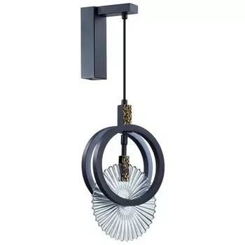 Настенный светильник Odeon Light Mercury 5421/17WL черный/золото/металл/стекло LED 17W 3000K