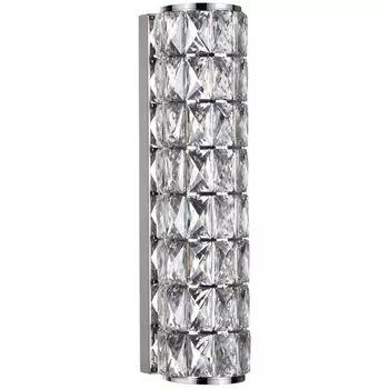 Настенный светильник Odeon Light Panta 4927/8WL хром/металл/хрусталь LED 8W 4000K 463Лм