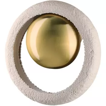 Настенный светильник на штанге Odeon Light Saturn 5443/1W сатинированн.латунь/беж./металл/полирезин 1*G9 LED*6W