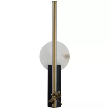 Настенный светильник Odeon Light Strekoza 5413/13WL античная бронза/алебастр/декор металл LED*13W 3000K