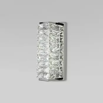 Настенный светильник с хрусталем Eurosvet Blitz 40259 LED хром