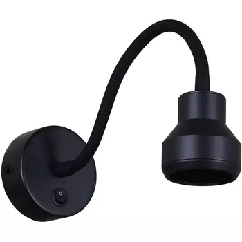 Настенный светильник с выключателем светодиодный для чтения Reluce 86203-9.2-001MN LED5W BK