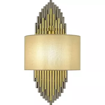 Настенный светильник ST Luce Gloria SL1638.301.01 латунь / серый E14 1*42W