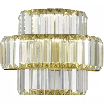 Настенный светильник ST Luce Tivoli SL1622.311.01 Латунь/Прозрачный LED 1*21W 4000K