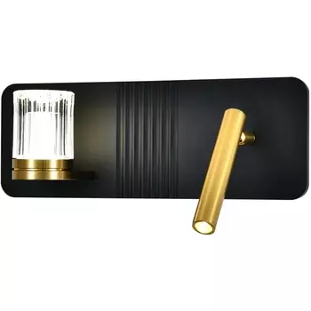 Настенный светильник светодиодный (14032/2W Black) Indigo Rilievo V000202L