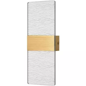 Настенный светильник светодиодный Lumion Luis 8192/6WL золото/прозрачный, металл/акрил LED 6W 3000-6000К 220V