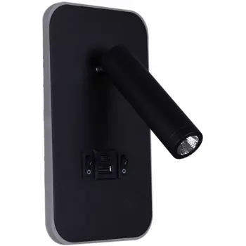 Настенный светильник светодиодный Reluce 86204-9.2-001KT LED12W+USB BK