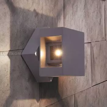 Настенный светильник светодиодный уличный TELLUS графит Elektrostandard Universal 1606 TECHNO LED