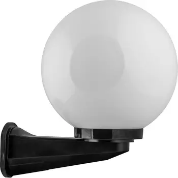Настенный светильник уличный IP44 Feron Оптима 11582 в форме шара