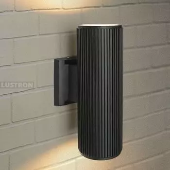 Настенный светильник уличный IP54 черный Elektrostandard Strict 1403 TECHNO