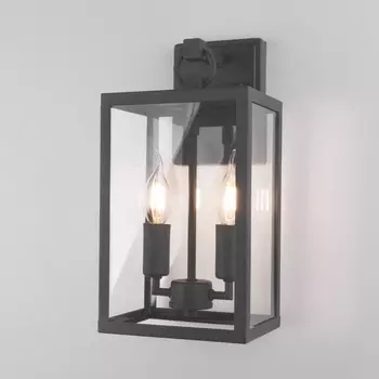 Настенный светильник под старину IP43 уличный 35150/D Elektrostandard Candle темно-серый