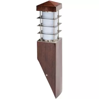 Настенный светильник уличный IP44 Oasis Light INOX WOOD 67503 wood