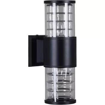 Настенный светильник уличный Reluce 86229-9.2-002CT 2*E27 BK