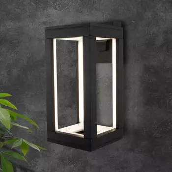 Настенный светильник уличный светодиодный 1527 IP54 Elektrostandard Frame TECHNO LED черный