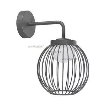 Фасадный светильник светодиодный LGD-PEARL-WALL-7W Warm3000 (GR, 164 deg, 230V) (Arlight, IP65 Металл, 3 года) 029973