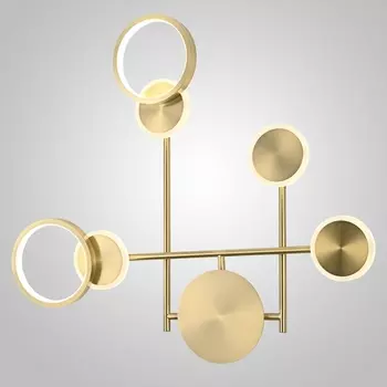 Настенный светильник с пультом светодиодный Zingy E Brass ImperiumLoft Zingy01 (Умный дом, WiFi)