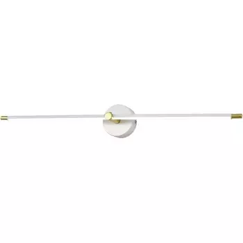 Настенный светодиодный светильник Escada Focus 10289/1LED White 10Вт, металл/силикон, белый/золото