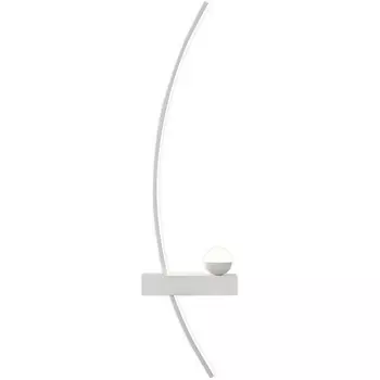 Настенный светодиодный светильник Escada Ray 10220/2LED White L 15Вт, 1100Лм, 3000K, Ra>80, металл/силикон, белый