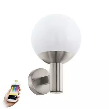 Настенный светодиодный светильник управляемый смартфоном уличный Nisia-c 97247 (Eglo)