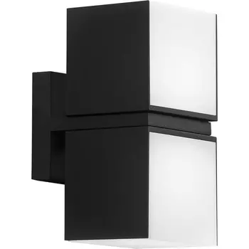 Настенный уличный IP54 LED светильник Arte Lamp A5193AL-2BK форма куба