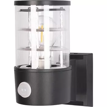 Настенный уличный светильник IP54 с датчиком движения Arte Lamp A5316AL-1BK