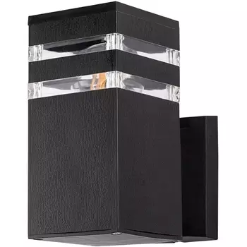 Настенный уличный светильник IP44 Arte Lamp Hadar A4421AL-1BK