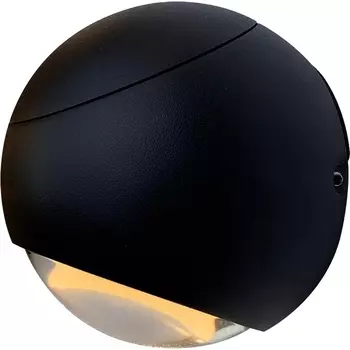 Настенный уличный IP54 LED светильник Favourite Linse 4391-1W в форме шара