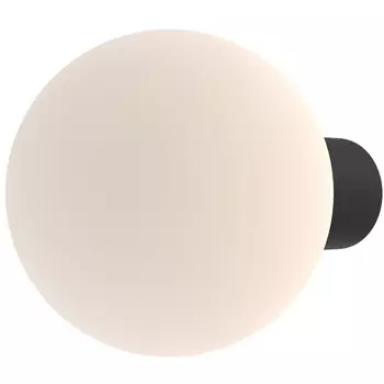 Настенный уличный светильник IP54 Maytoni Bold O598WL-01B1 в форме шара