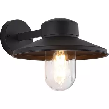 Настенный уличный светильник ST Luce Basko SL9542.701.01 темно-серый/прозрачный E27 1*60W