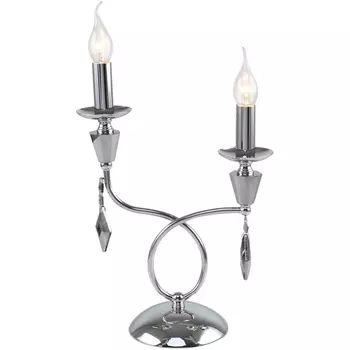 Настольная хрустальная лампа Stilfort Grace 1053/09/02T кольцо с подвесками