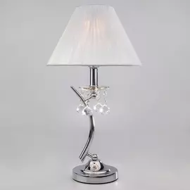 Настольная лампа 1087/1 хром/серебристый Strotskis (Eurosvet)