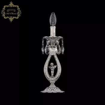 Настольная лампа с подвесками Art Classic 32.14 32.1400L.1-33.NW.FA10S