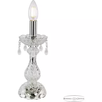 Настольная лампа Bohemia 112 112L/1-27 Ni V0300 с подвесками