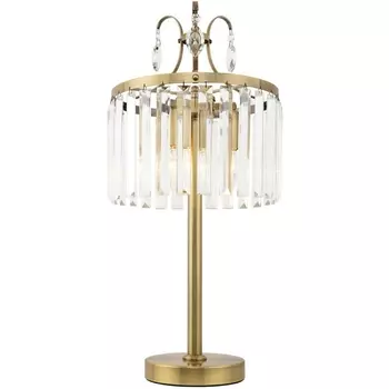 Настольная хрустальная лампа Citilux Инга CL335833 с подвесками