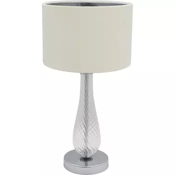 Настольная лампа Escada Ersa 10206/T Clear 1x40Вт E27, стекло/ткань, прозрачный