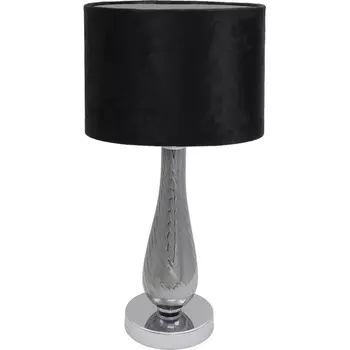 Настольная лампа Escada Ersa 10206/T Smoke 1x40Вт E27, стекло/ткань, прозрачный