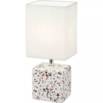 Настольная лампа Escada Hastur 10198/L 1х40Вт Е14, керамика/ткань, гранит