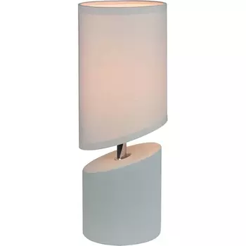 Настольная лампа Escada Waimea 10158/T Grey 1x40Вт E14, бетон/ткань, серый/серый