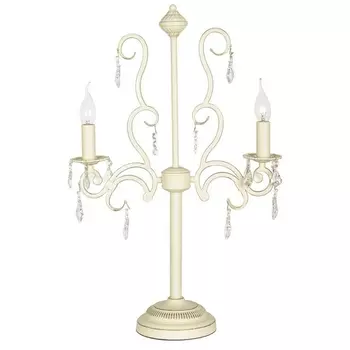 Настольная лампа с подвесками 4.2.602 CG Arti Lampadari Gioia E подсвечник