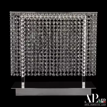 Настольная лампа хрустальная светодиодная APL LED Rimini S500.L1.40.A.4000