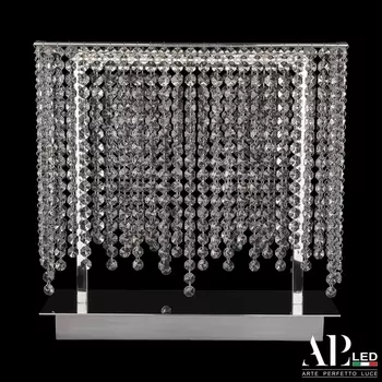 Настольная лампа хрустальная светодиодная APL LED Rimini S500.L1.40.B.4000