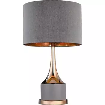 Настольная лампа Kink Light Хайли 07705-T,16-20(16) серый/бронза E27 1*40W