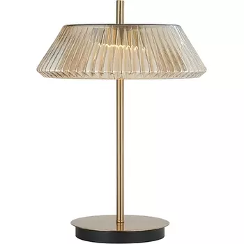 Настольная лампа Kink Light Ивина 07721-T,20(03) бронза/янтарь Led 6W