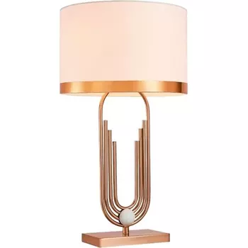 Настольная лампа Kink Light Лорея 07701-T,20(01) бронза/белый E27 1*40W