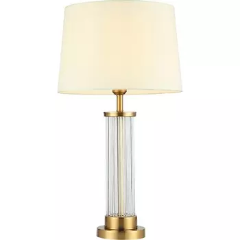 Настольная лампа Kink Light Милта 07703-T,20-21(01) бронза/прозрачный/белый E27 1*40W