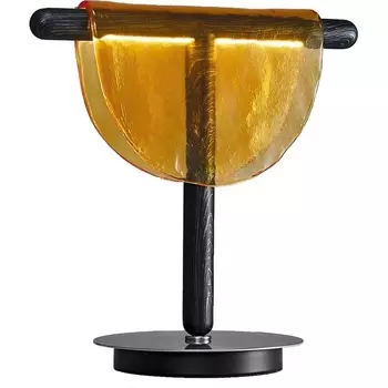 Настольная лампа светодиодная Kink Light Тэрро 07687-T,19(03) черный/янтарный