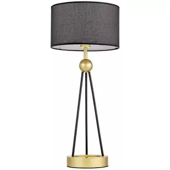 Настольная лампа Lumina Deco Belforte LDT 5527 GD+BK